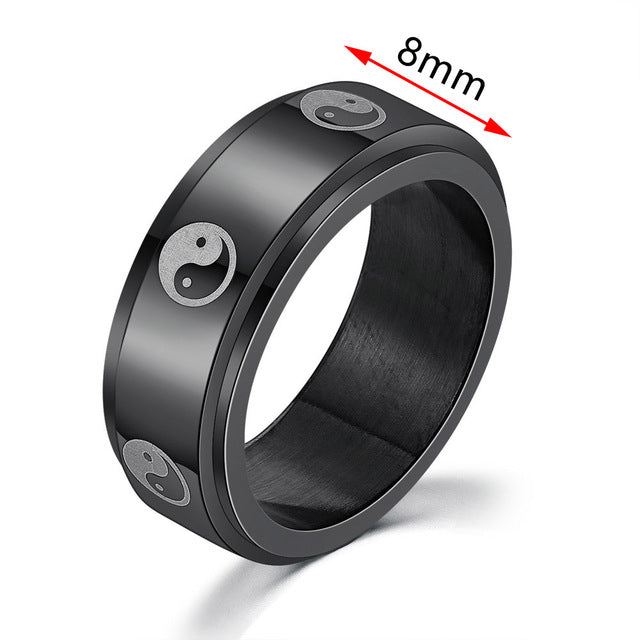 Anxiety Fidget Spinner Ring Rotate Ring