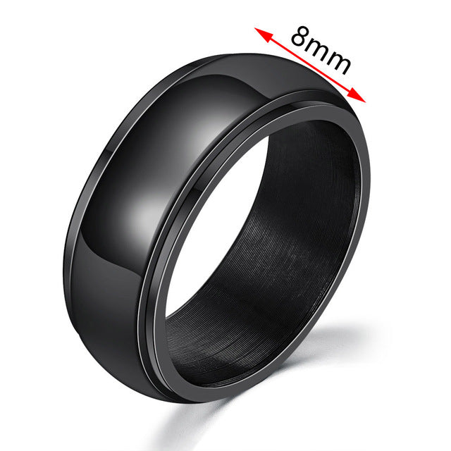 Anxiety Fidget Spinner Ring Rotate Ring