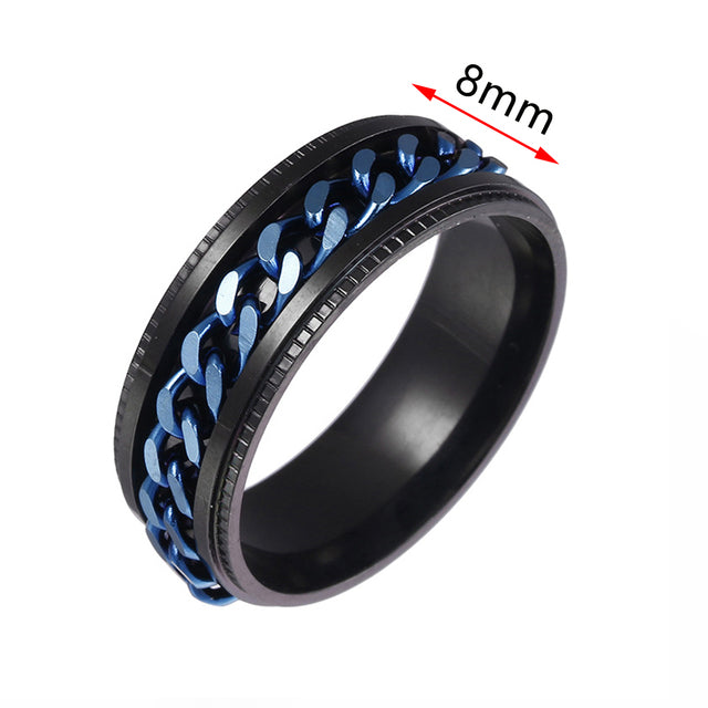 Anxiety Fidget Spinner Ring Rotate Ring
