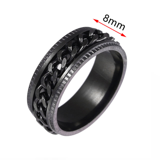 Anxiety Fidget Spinner Ring Rotate Ring