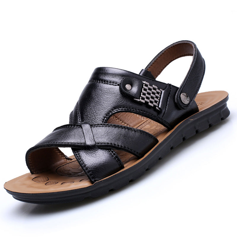CoastalTrek™ -Men's Summer Genuine Leather Sandals