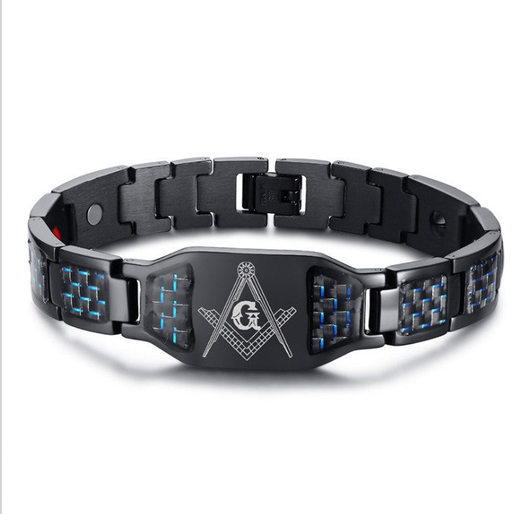 Steel Magnetic Therapy Healing Bracelet Magnet Bangle Relieve Pain Anti Radiation