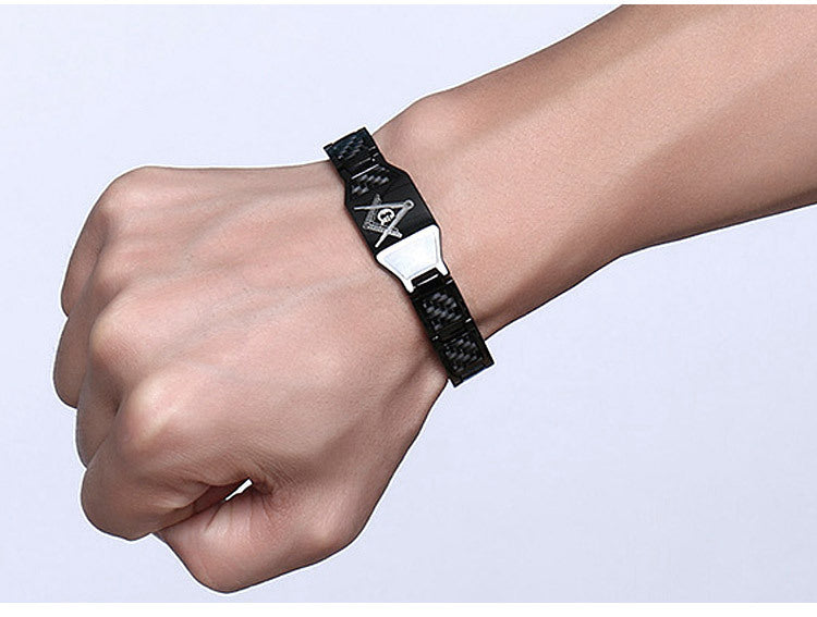 Steel Magnetic Therapy Healing Bracelet Magnet Bangle Relieve Pain Anti Radiation