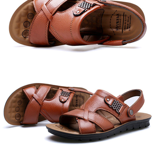 CoastalTrek™ -Men's Summer Genuine Leather Sandals