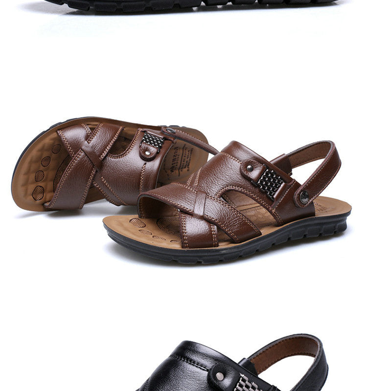 CoastalTrek™ -Men's Summer Genuine Leather Sandals