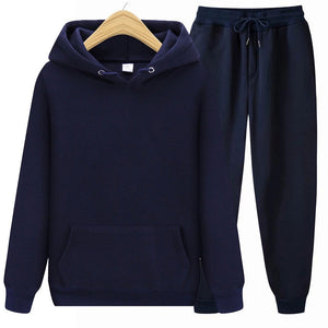 FGKKS Men Sets Hoodie+Pants Two-Pieces Casual Solid Color SweatSuit Men Fashion Sportswear Brand Set Tracksuit Male
