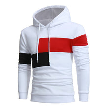Load image into Gallery viewer, Autumn Winter Men&#39;s 2 Piece Set Patchwork Hoodies + Pants Sports Casual Fashion Sweatshirt Trousers Oversize Male Tracksuit
