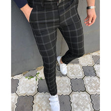 Load image into Gallery viewer, Men Clothing Hot Work Stretch Pants Spring Autumn New Fashion Grey Blue Multicolor Casual Trousers Pencil Pants For Men Business
