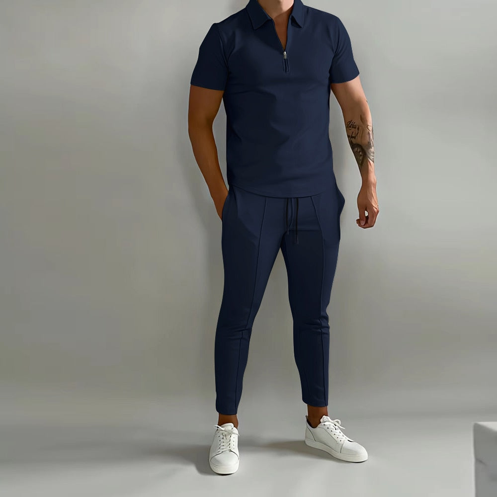 CoolMatch™- Men's Casual  Polo Shirt Set