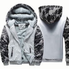 Load image into Gallery viewer, Men&#39;s Jacket Winter Camouflage Fleece Thicken Hooded Jackets Male Long Sleeve Coat Casual Zip Up Hoodies Streetwear Men&#39;s Coats
