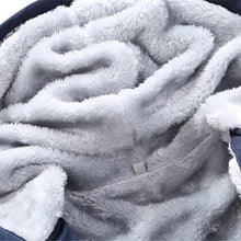 Load image into Gallery viewer, Men Winter Tracksuit Sets Thick Warm Jacket Zipper Hooded Sweatshirt Coat+Pants Brand Sportswear Casual Fleece Outwear Hoody
