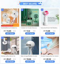 Load image into Gallery viewer, Summer Breeze  Foldable USB Rechargeable Fan
