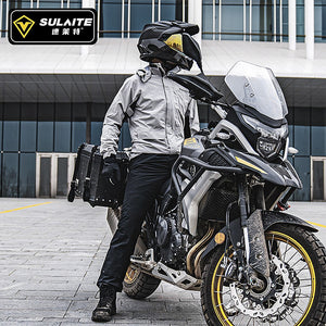 SULAITE Motorcycle Raincoat Suit Men Outdoor Waterproof Rainwear Shoes Cover Ultrathin Rain Coat Cycling Fishing Climbing Jacket