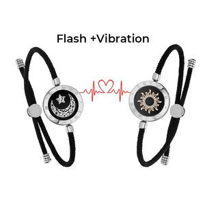 Feel N Love™-  Couples' Touch Light up & Vibrate Bracelets