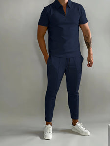 CoolMatch™- Men's Casual  Polo Shirt Set