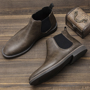 Men's Leather Chelsea Boots: Brand New & Stylish