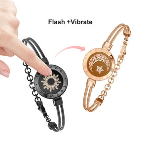 Feel N Love™-  Couples' Touch Light up & Vibrate Bracelets