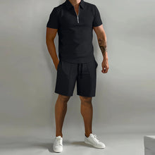 Load image into Gallery viewer, MirageBurst™- Thin Polo Shirt+Sport Shorts Mens Tracksuit
