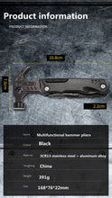 Load image into Gallery viewer, Tooly ™ -Multifunctional Pliers 15 in 1 Multitool Claw Hammer

