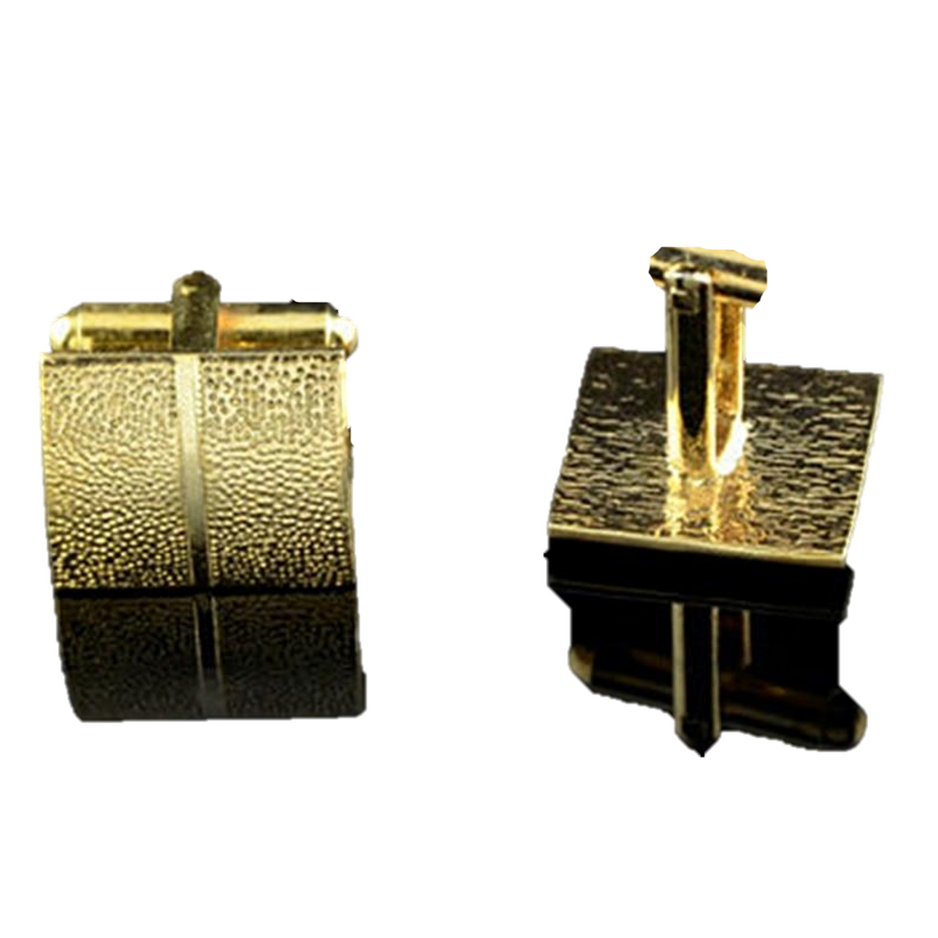 Luke Gold Plated Tie Clip and Cufflink Set