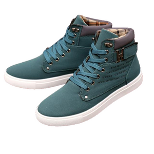 Men Casual High Ankle Canvas Shoes