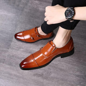 Orlando Elegant Double Monk Strap Shoes
