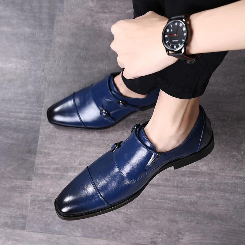 Orlando Elegant Double Monk Strap Shoes