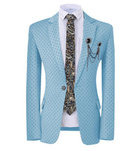Load image into Gallery viewer, Grey Square Dot Blazer
