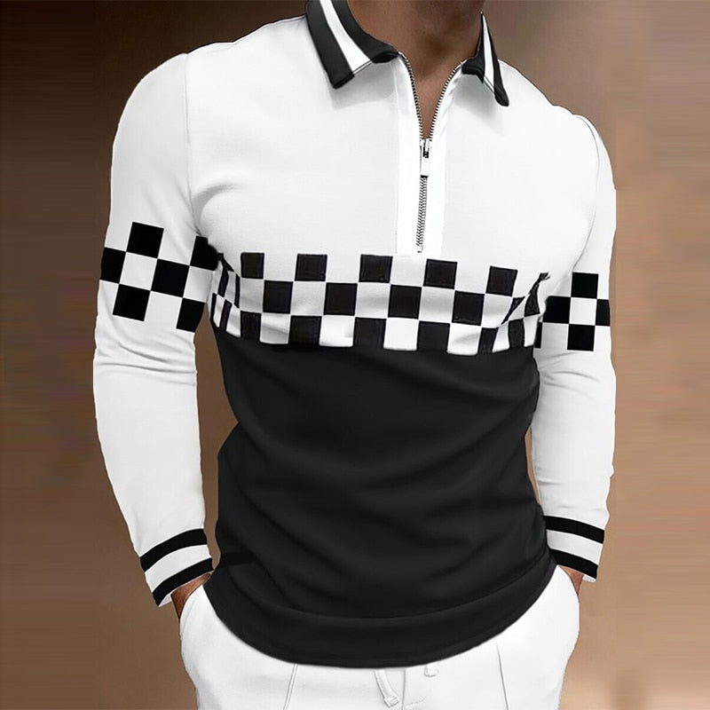 Autumn Casual Polo Shirt