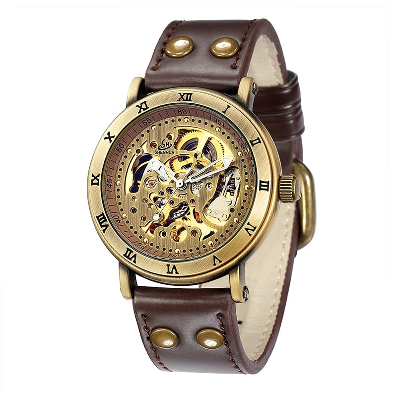 Retro Style Men Automatic Mechanical Watch