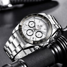 Load image into Gallery viewer, Relojes Luxur Chronograph Sport  Waterproof Stainless  Watch
