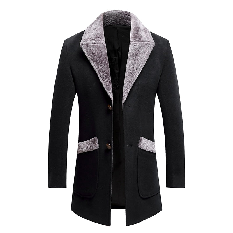 Thickened Warm Woolen Coat