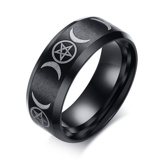 Round Black Ring