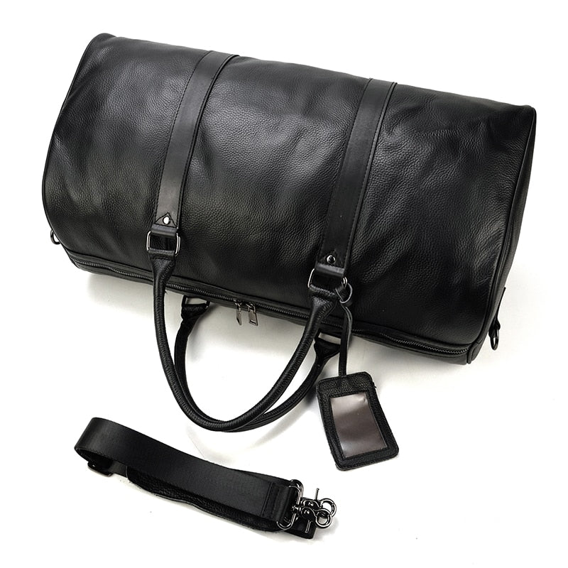 Grab N'Go- Travel Duffle Leather Bag