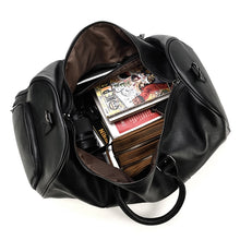 Load image into Gallery viewer, Grab N&#39;Go- Travel Duffle Leather Bag
