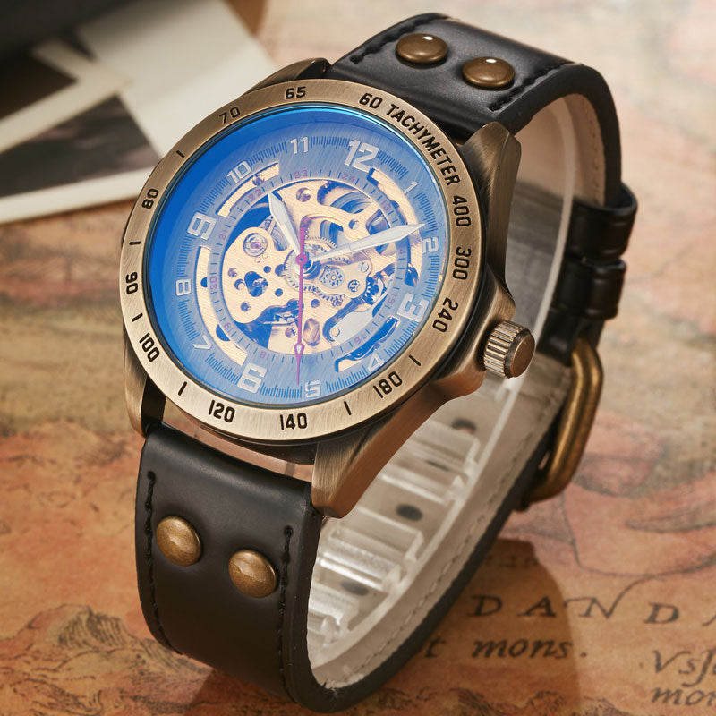 Retro Style Men Automatic Mechanical Watch