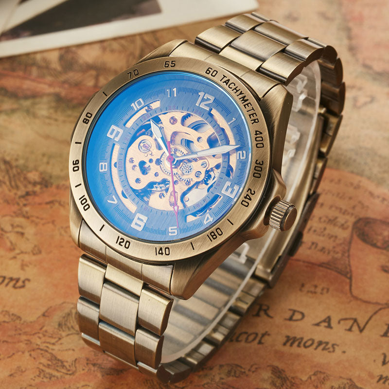 Retro Style Men Automatic Mechanical Watch