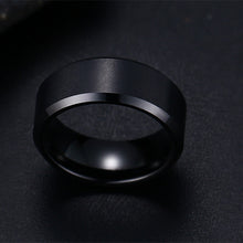 Load image into Gallery viewer, stainless steel Black Rings
