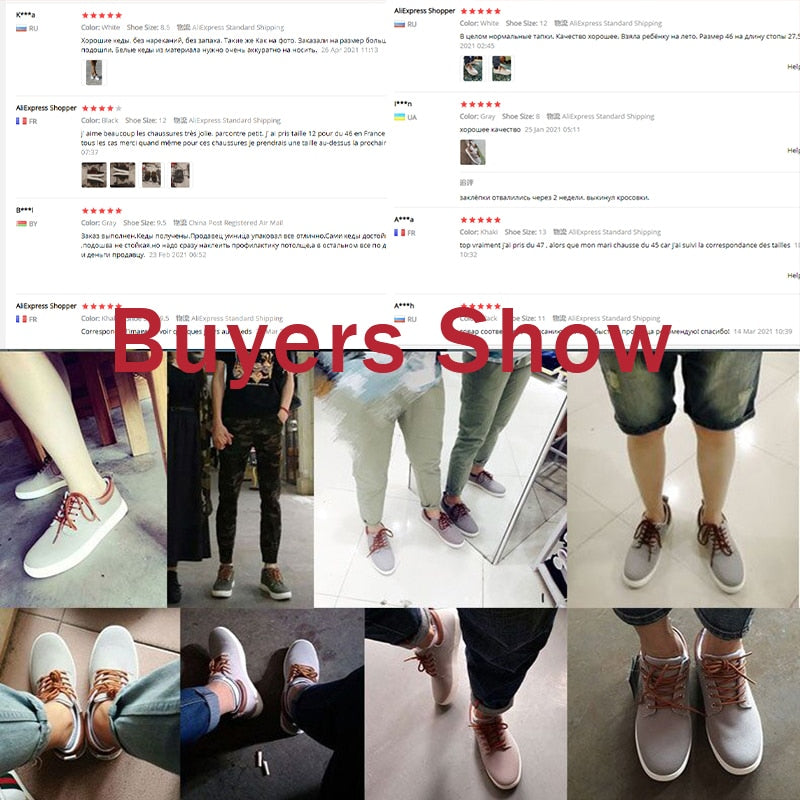 Fashion Canvas Men's Sneakers