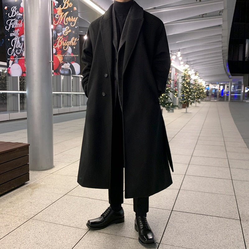 Casual Single-breasted Overcoat