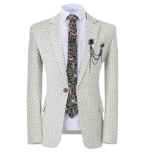 Load image into Gallery viewer, Grey Square Dot Blazer
