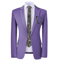 Load image into Gallery viewer, Grey Square Dot Blazer
