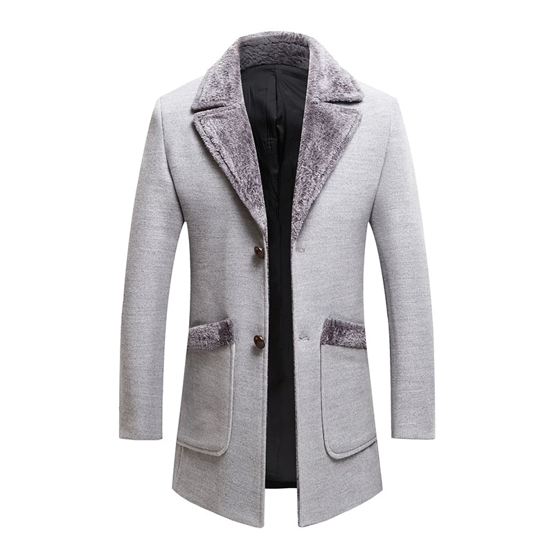 Thickened Warm Woolen Coat