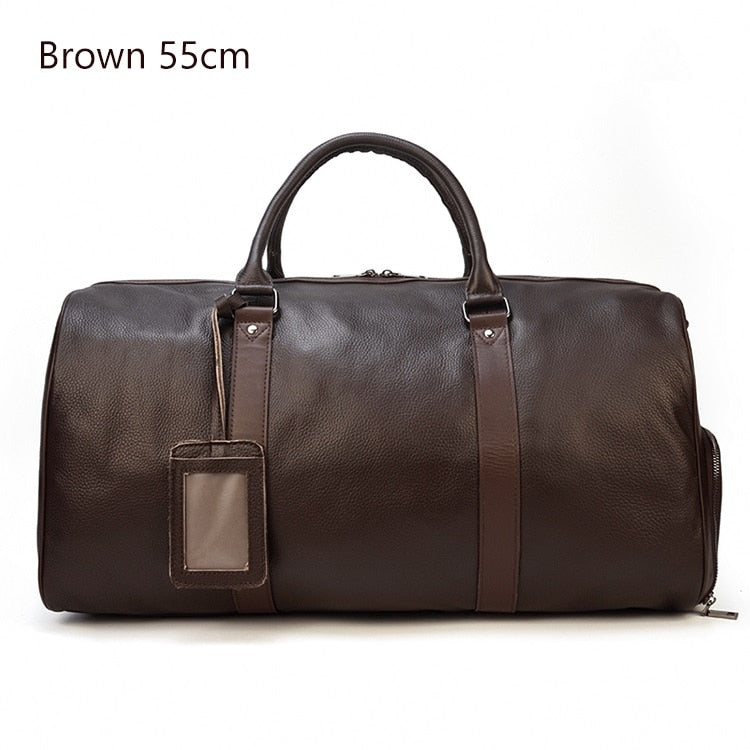 Grab N'Go- Travel Duffle Leather Bag