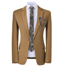 Load image into Gallery viewer, Grey Square Dot Blazer
