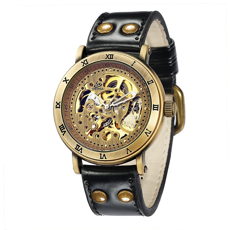 Retro Style Men Automatic Mechanical Watch