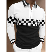 Load image into Gallery viewer, Striped Long Sleeve  Polo Shirt

