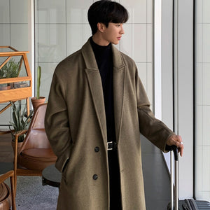 Casual Single-breasted Overcoat