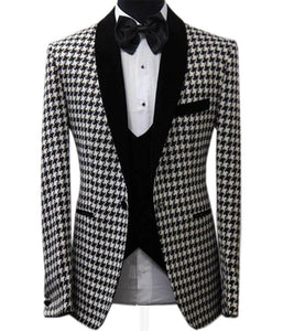 Tuxedos Plaid Coat