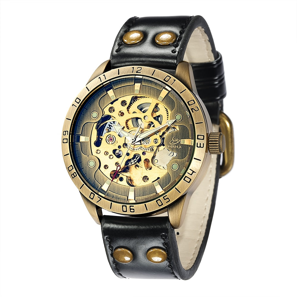 Retro Style Men Automatic Mechanical Watch